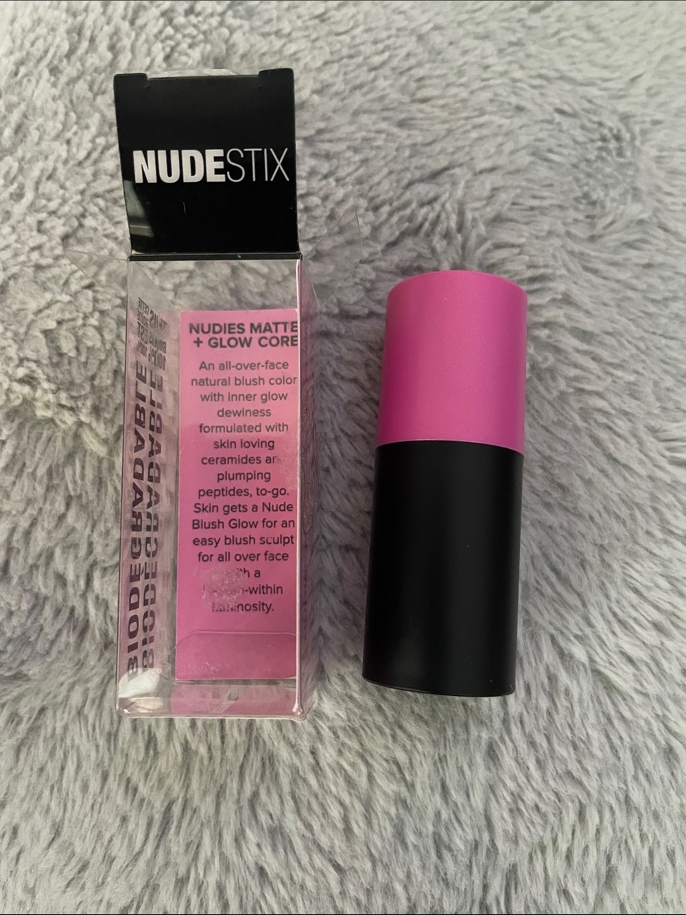 NUDESTIX Nudies Matte + Glow Core Blush Stick — Pink